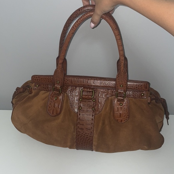 Leather and suede Cole Haan bag - Picture 4 of 4